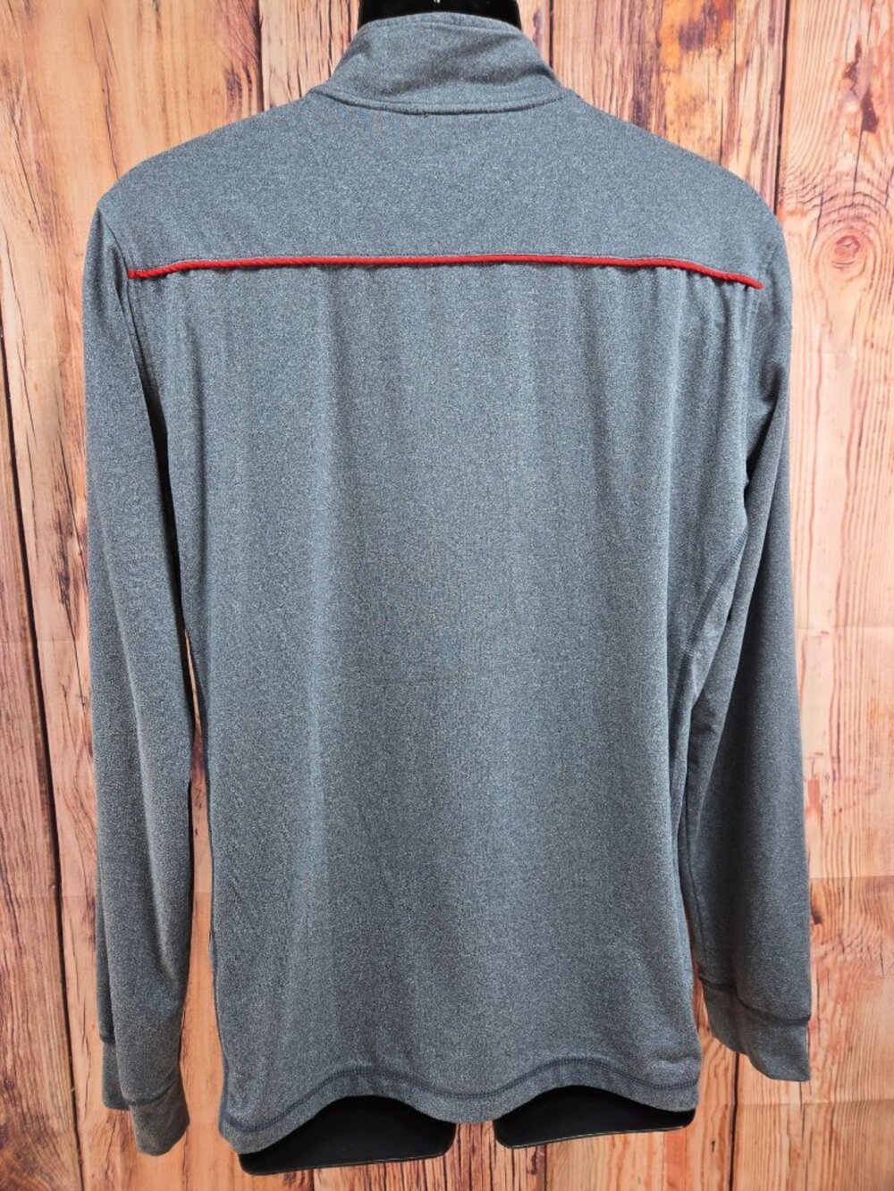 Johnnie-O Performance Gray Athletic Quarter Zip Medium - Picture 2 of 8